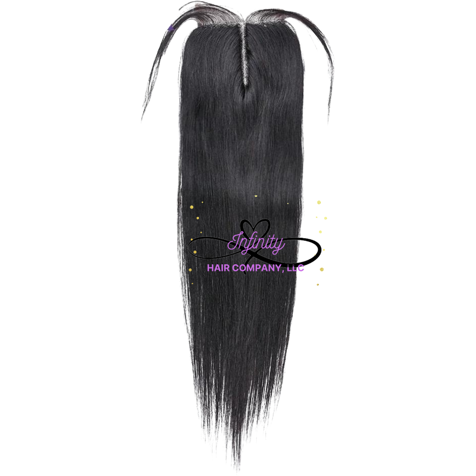 Natural Straight Closure 4x4